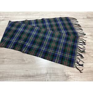 Ingles Buchan 100% Pure Wool Made In Scotland Scarf-Scott Green Size 54"x11-1/2"